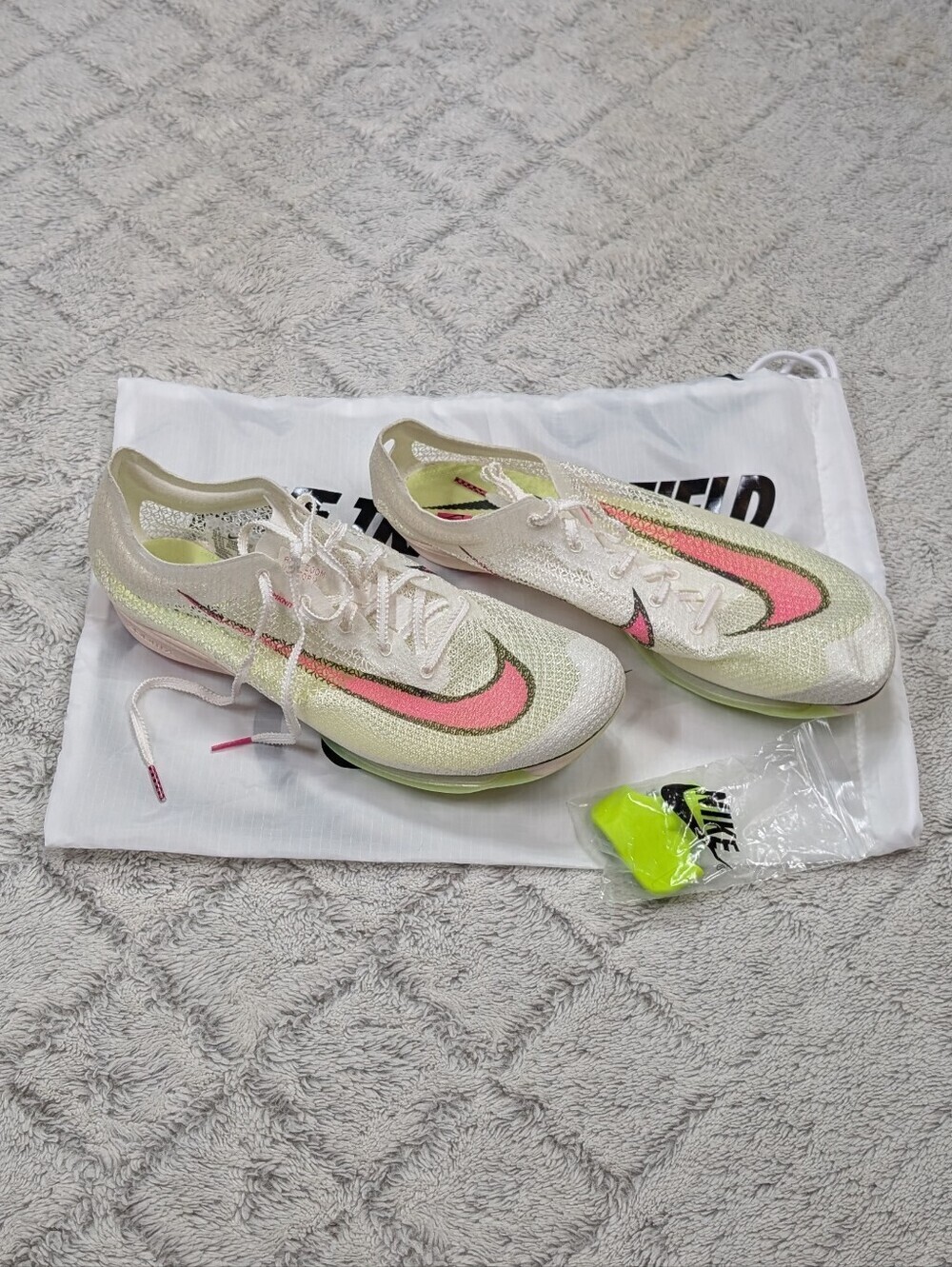 Nike Air Zoom Victory Sail Fierce Pink Track Distance Spikes Mens 11.5
